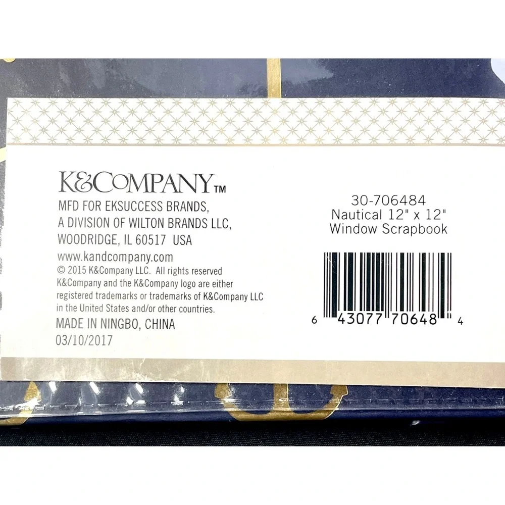K & Company 12 x 12 Scrapbook 3 Album Lot Pirate Anchors Leather + more NEW
